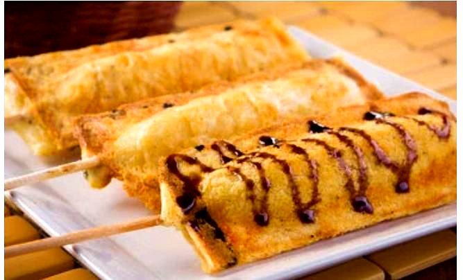 Crepe de chocolate da Show de Bola, feito na hora